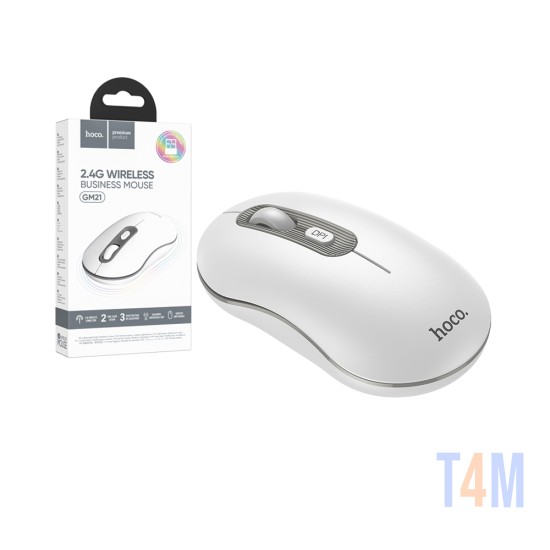 Hoco Wireless Mouse GM21 Platinum 2.4 White Gray